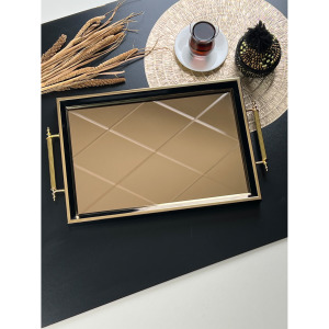 DUKA COLLECTION ELİZABETH AYNALI TEPSİ BÜYÜK BOY