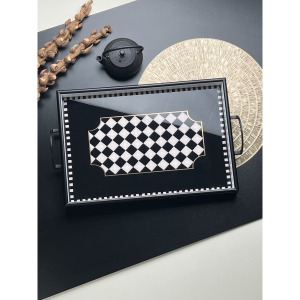 DUKA COLLECTION DİKDÖRTGEN QUENN TEPSİ BÜYÜK BOY