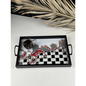 DUKA COLLECTION DİKDÖRTGEN QUENN TEPSİ BÜYÜK BOY