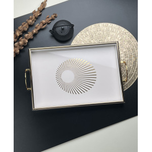 DUKA COLLECTION DİKDÖRTGEN QUENN TEPSİ BÜYÜK BOY