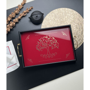 DUKA COLLECTION DİKDÖRTGEN QUENN TEPSİ BÜYÜK BOY