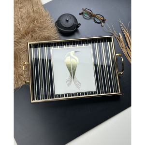 DUKA COLLECTION DİKDÖRTGEN QUENN TEPSİ BÜYÜK BOY