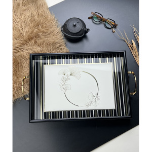 DUKA COLLECTION DİKDÖRTGEN QUENN TEPSİ BÜYÜK BOY