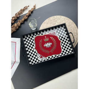 DUKA COLLECTION DİKDÖRTGEN QUENN TEPSİ BÜYÜK BOY