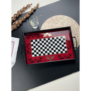 DUKA COLLECTION DİKDÖRTGEN QUENN TEPSİ BÜYÜK BOY