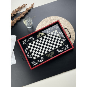 DUKA COLLECTION DİKDÖRTGEN QUENN TEPSİ BÜYÜK BOY