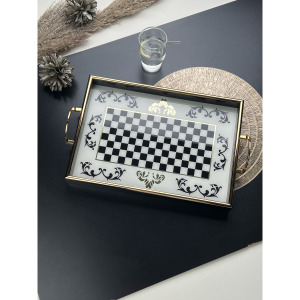 DUKA COLLECTION DİKDÖRTGEN QUENN TEPSİ BÜYÜK BOY