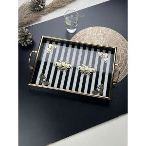 DUKA COLLECTION DİKDÖRTGEN QUENN TEPSİ BÜYÜK BOY