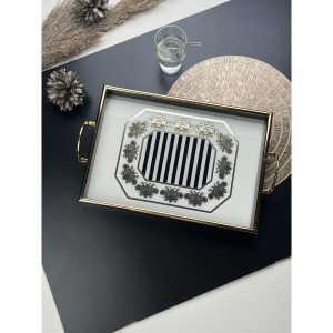 DUKA COLLECTION DİKDÖRTGEN QUENN TEPSİ BÜYÜK BOY