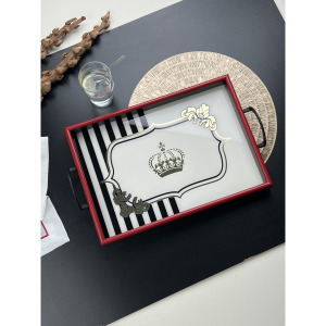 DUKA COLLECTION DİKDÖRTGEN QUENN TEPSİ BÜYÜK BOY