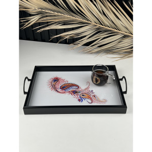 DUKA COLLECTION DİKDÖRTGEN QUENN TEPSİ BÜYÜK BOY
